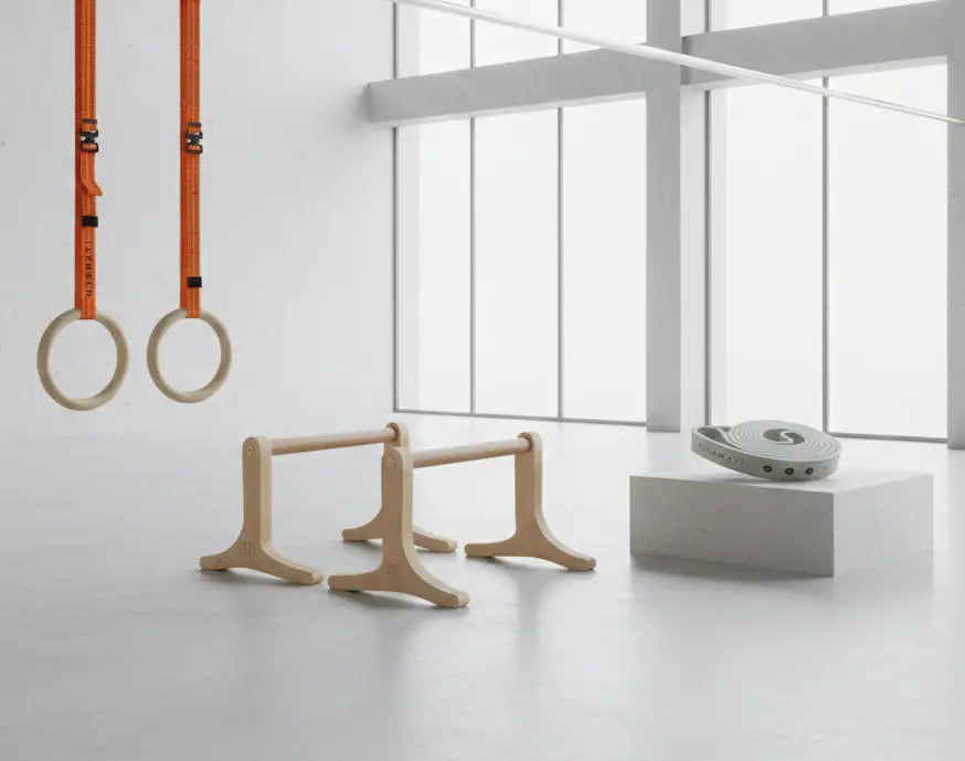Rings, Parallettes & Bands: The Ultimate Minimal Training Kit MARMATI