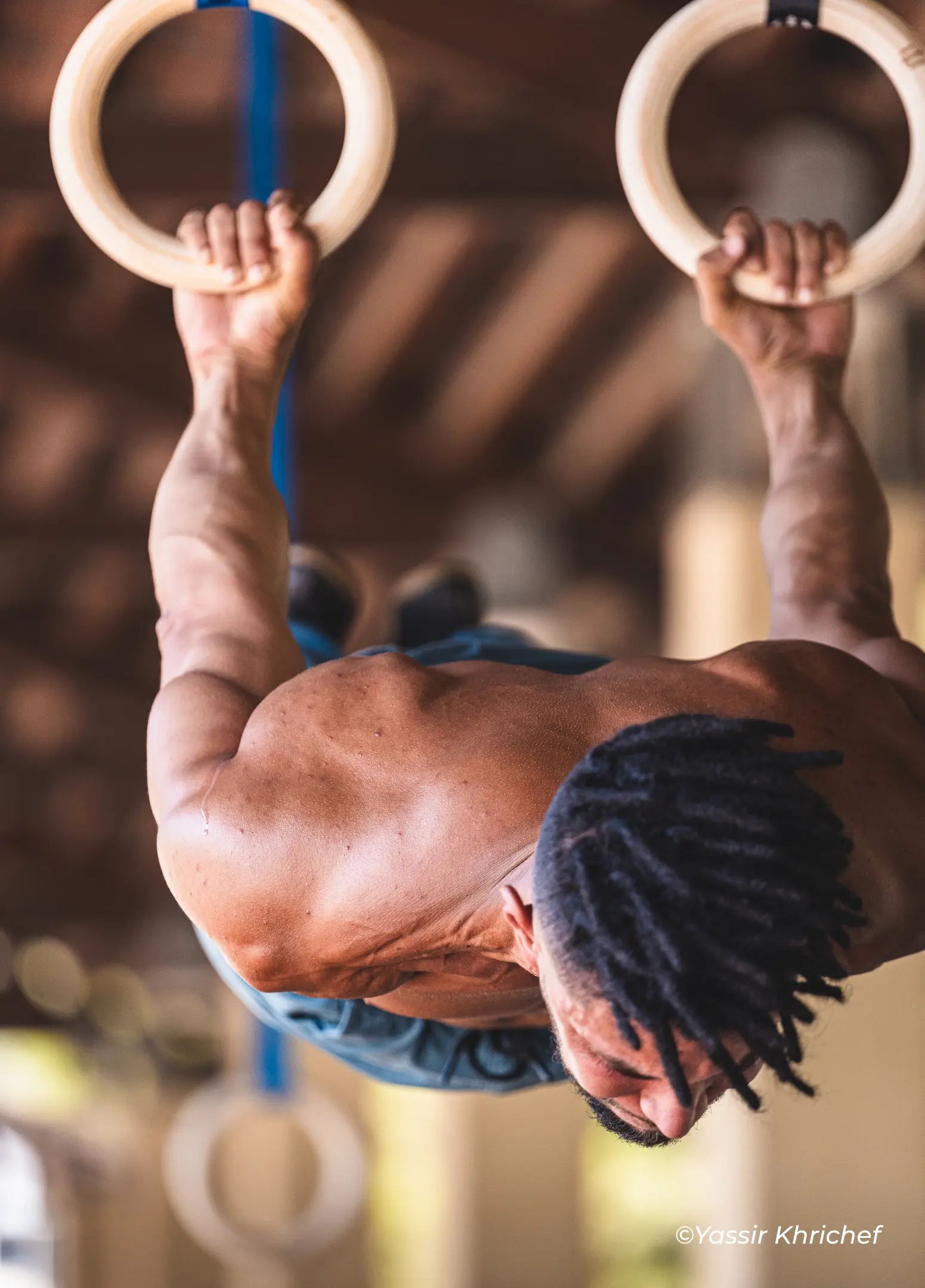 gymnastic rings, yassir, saturno movement, calisthenics, backlever, back lever, workout