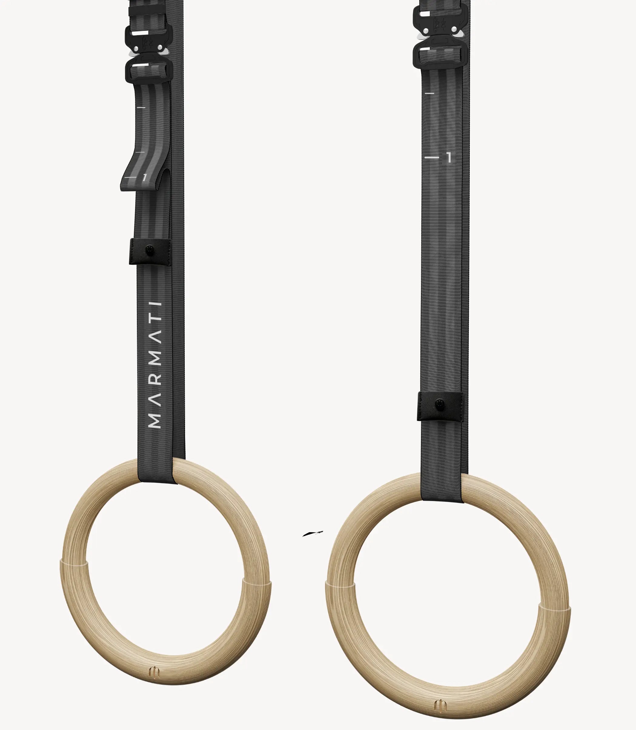 Garbage™ Gymnastic Rings MARMATI, #color_black #size_twyst