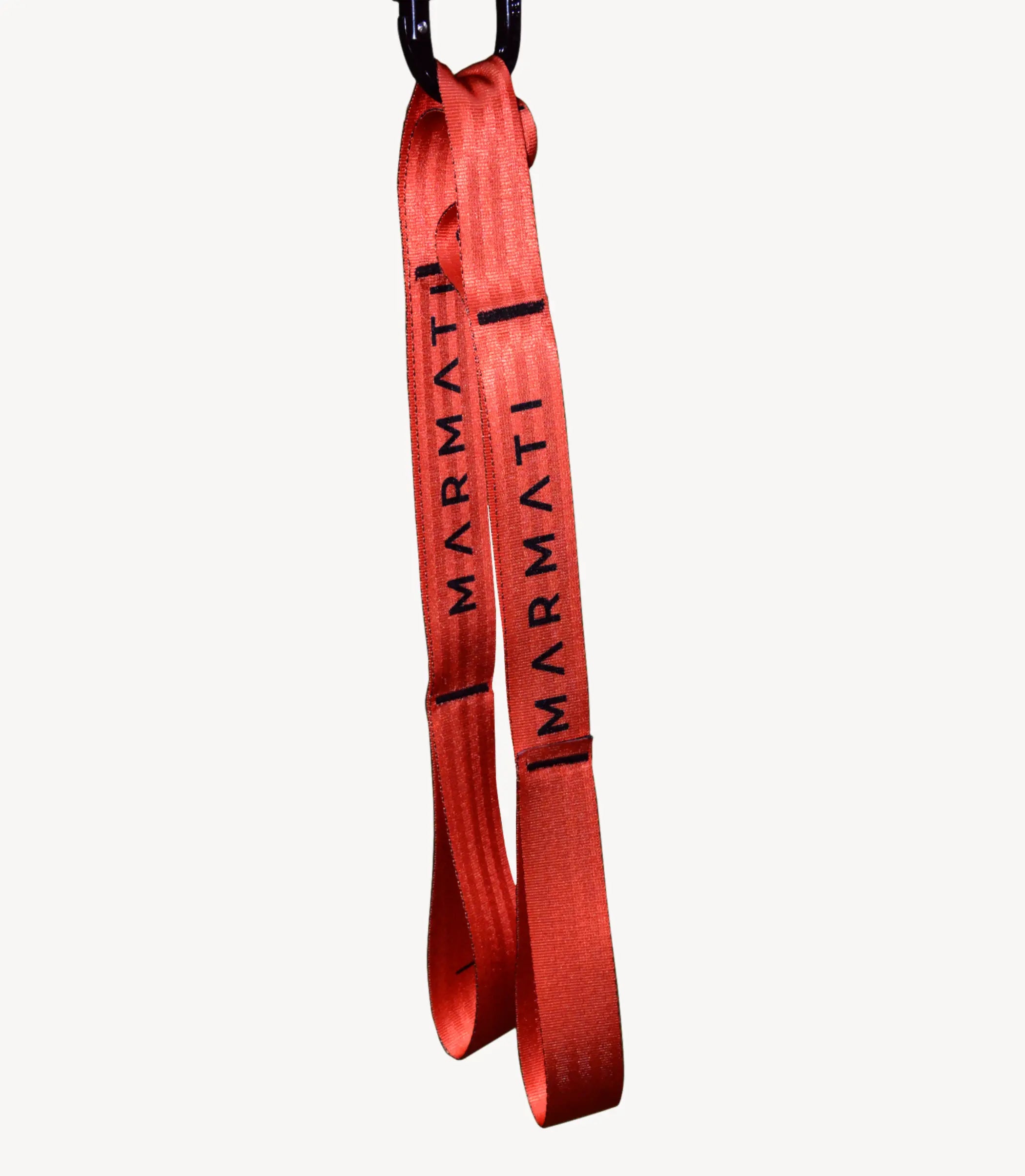 MARMATI LINK™ orange suspension strap with multiple connection points for portable strength training. #color_orange