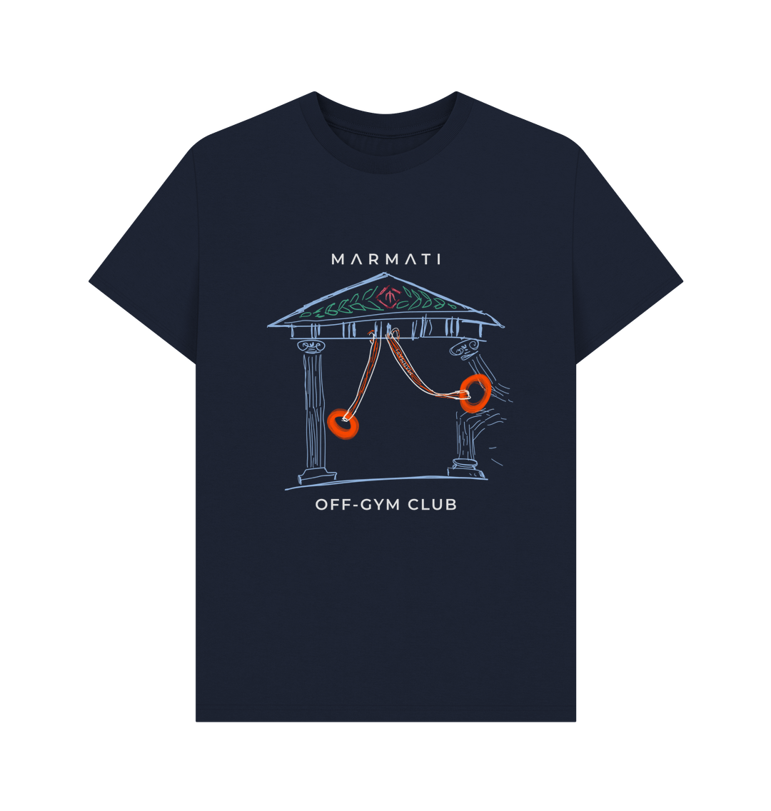 Navy Blue Printed T-shirt