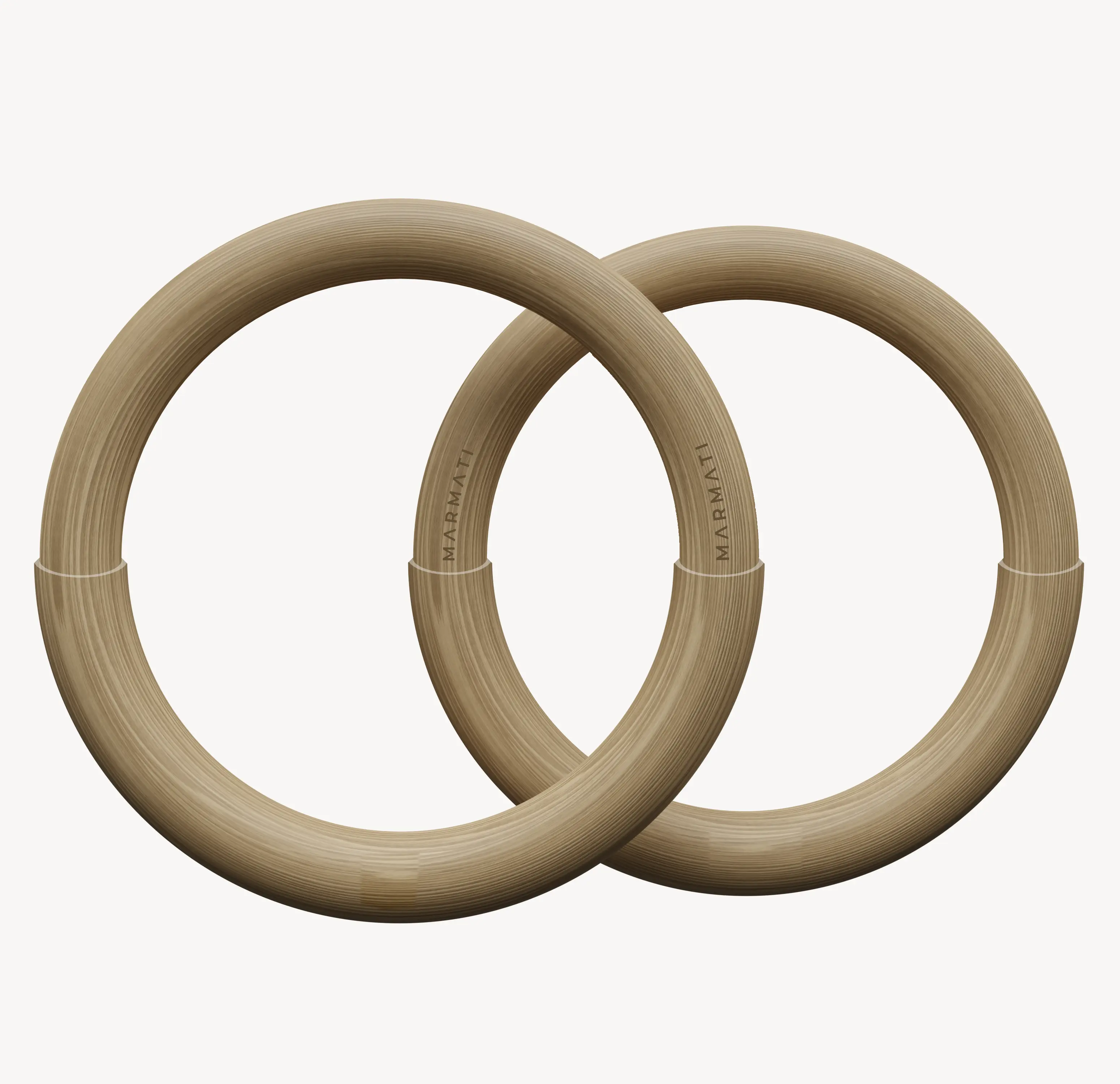 Ergonomic best exercise rings with natural hand grip design