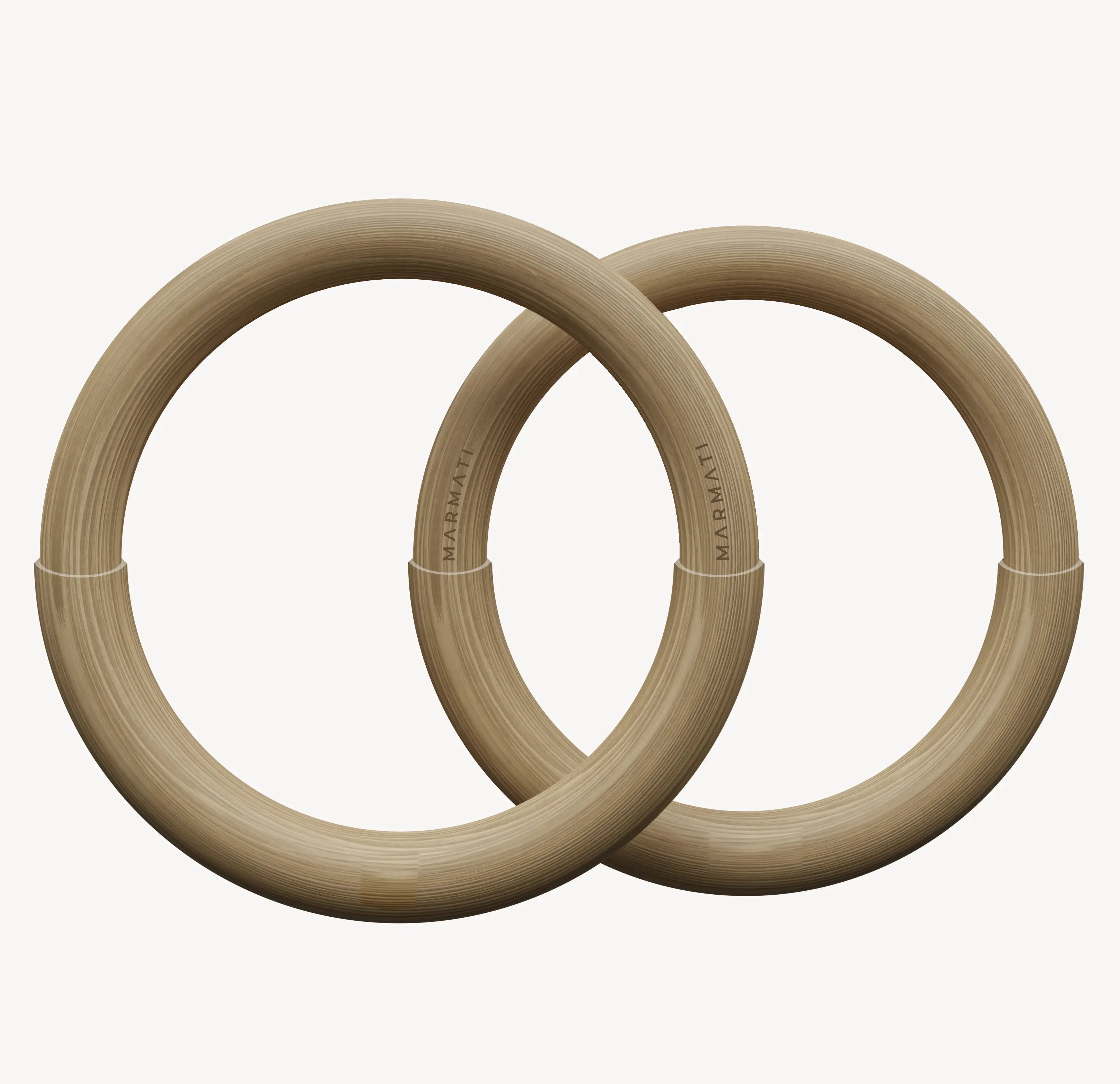 Ergonomic best exercise rings with natural hand grip design